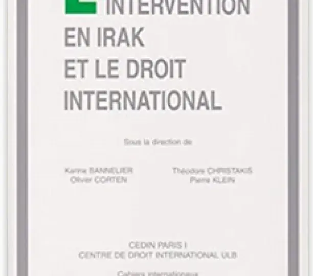 L'intervention en Irak et le droit international
